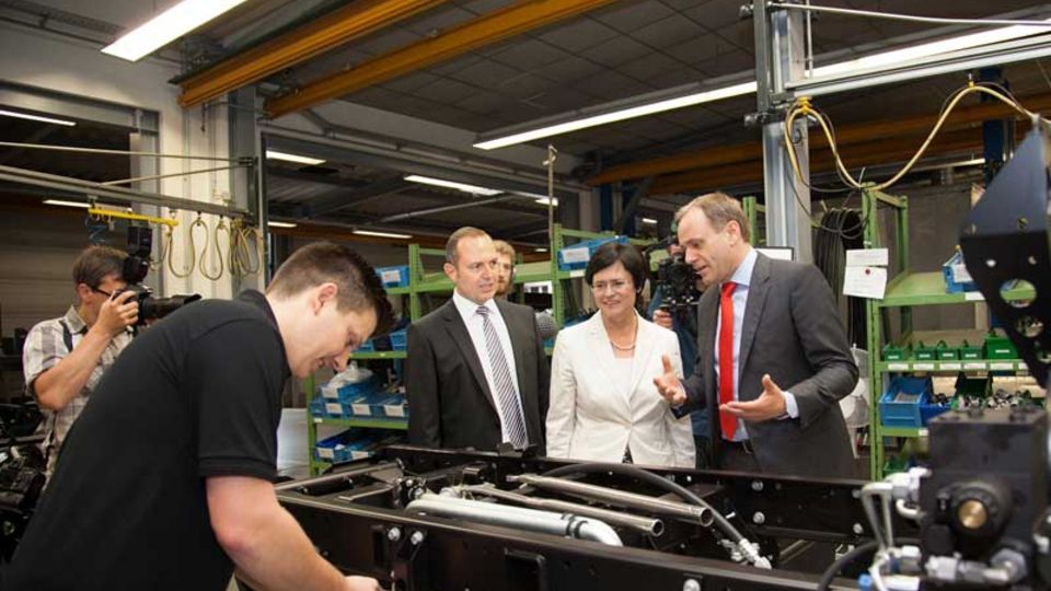Besichtigung der TREMO-Produktion