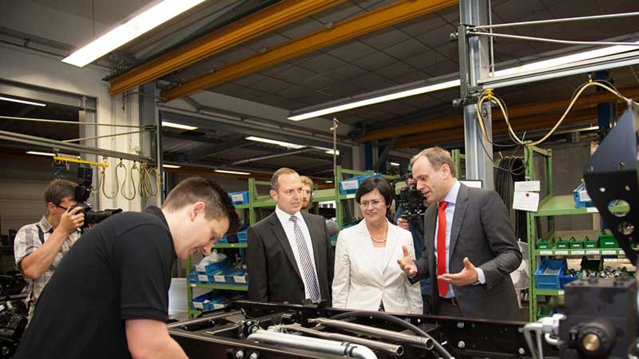 Besichtigung der TREMO-Produktion