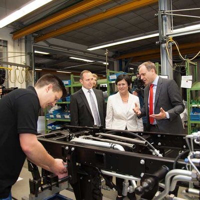 Besichtigung der TREMO-Produktion
