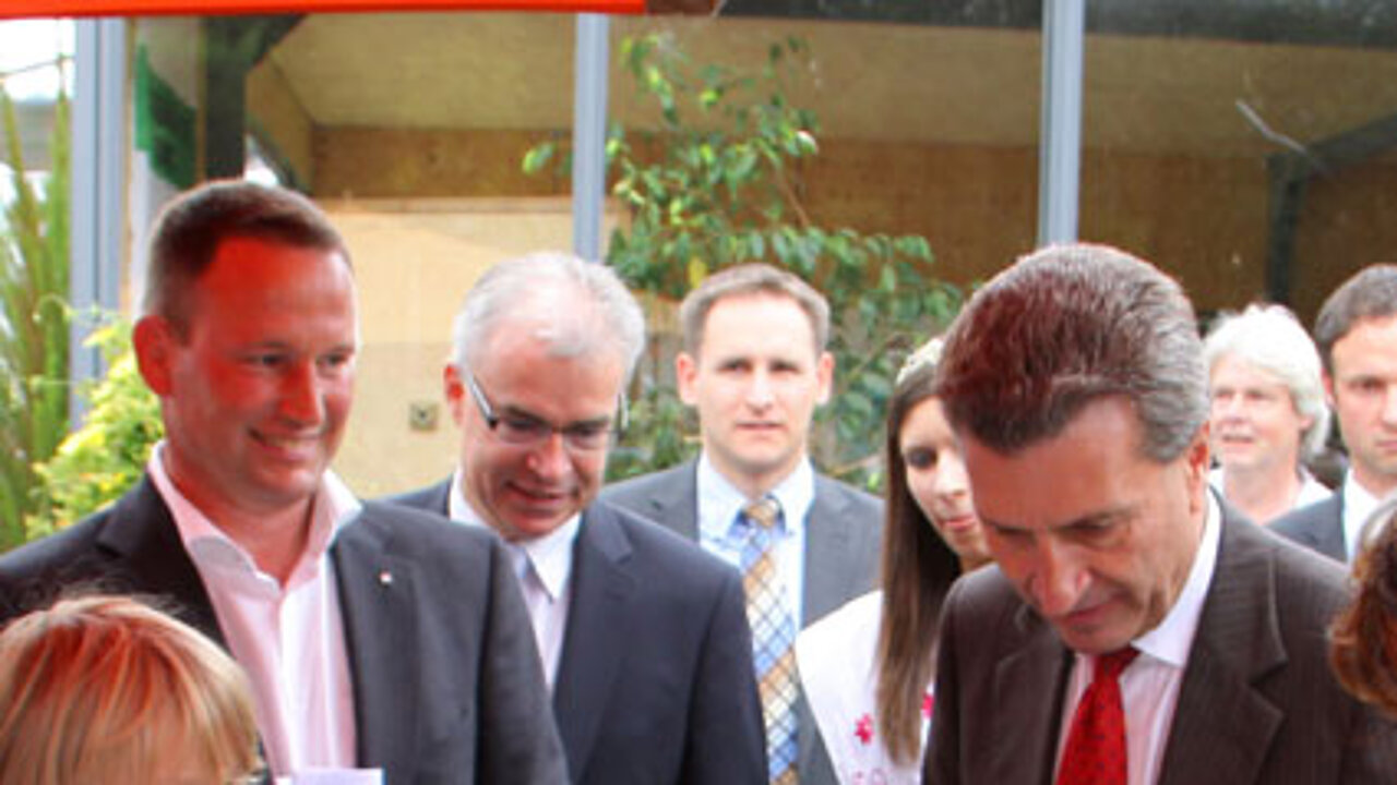 Thomas Heumann und Günther Oettinger