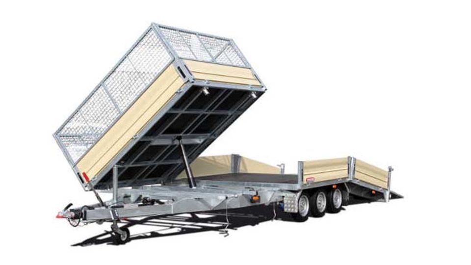 Tridem-Maschinentransporter