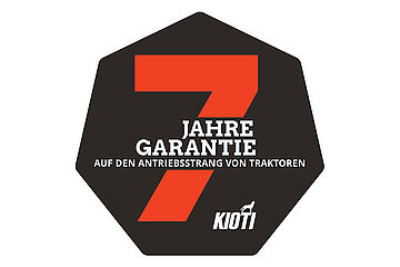 Sieben Jahre Garantie