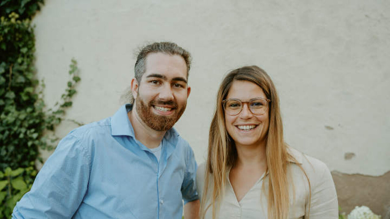  Jonathan Hasenfuß und Nadja Frank