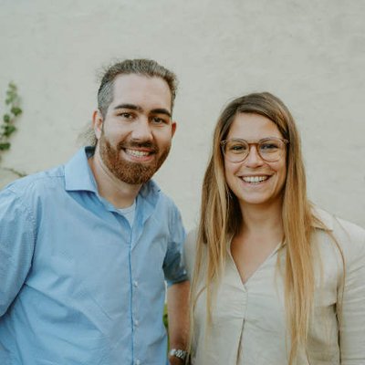 Jonathan Hasenfuß und Nadja Frank