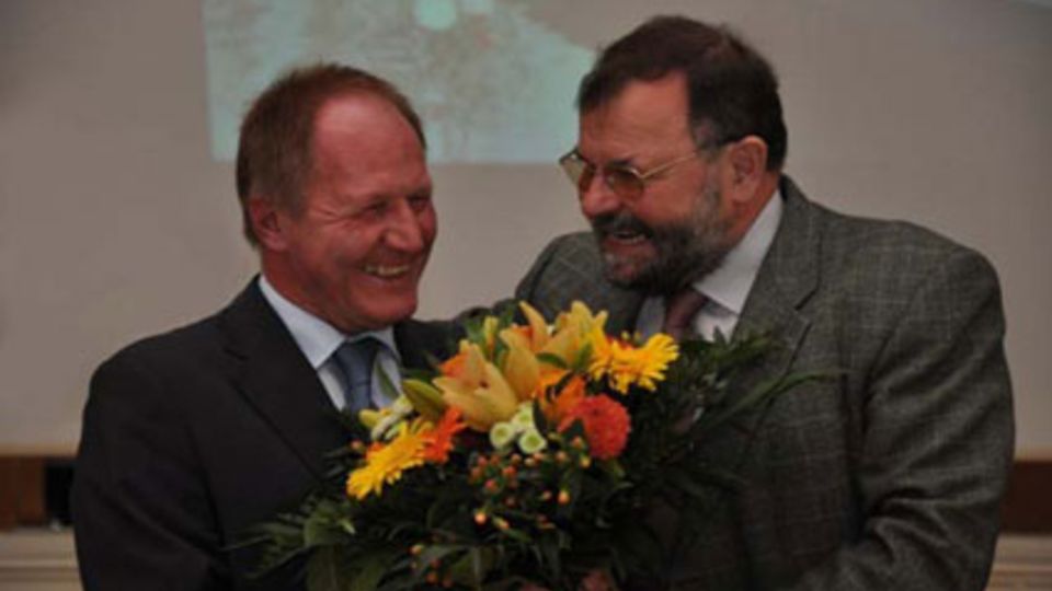 Friedhelm Schneider und Wilfried Hülsberg