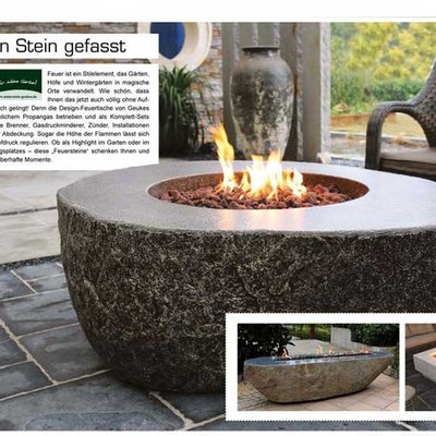 Stein im Garten