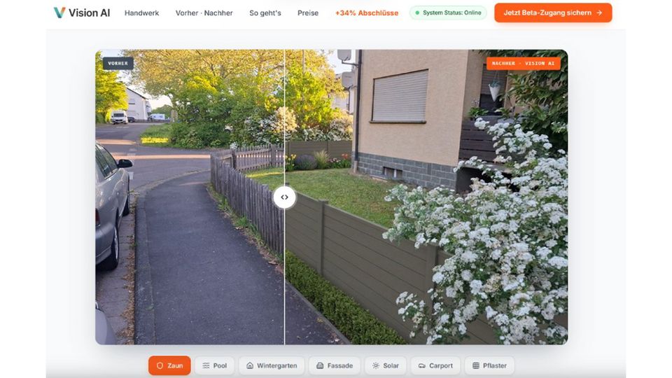 Vision-AI - fotorealistische Zukunftsansichten