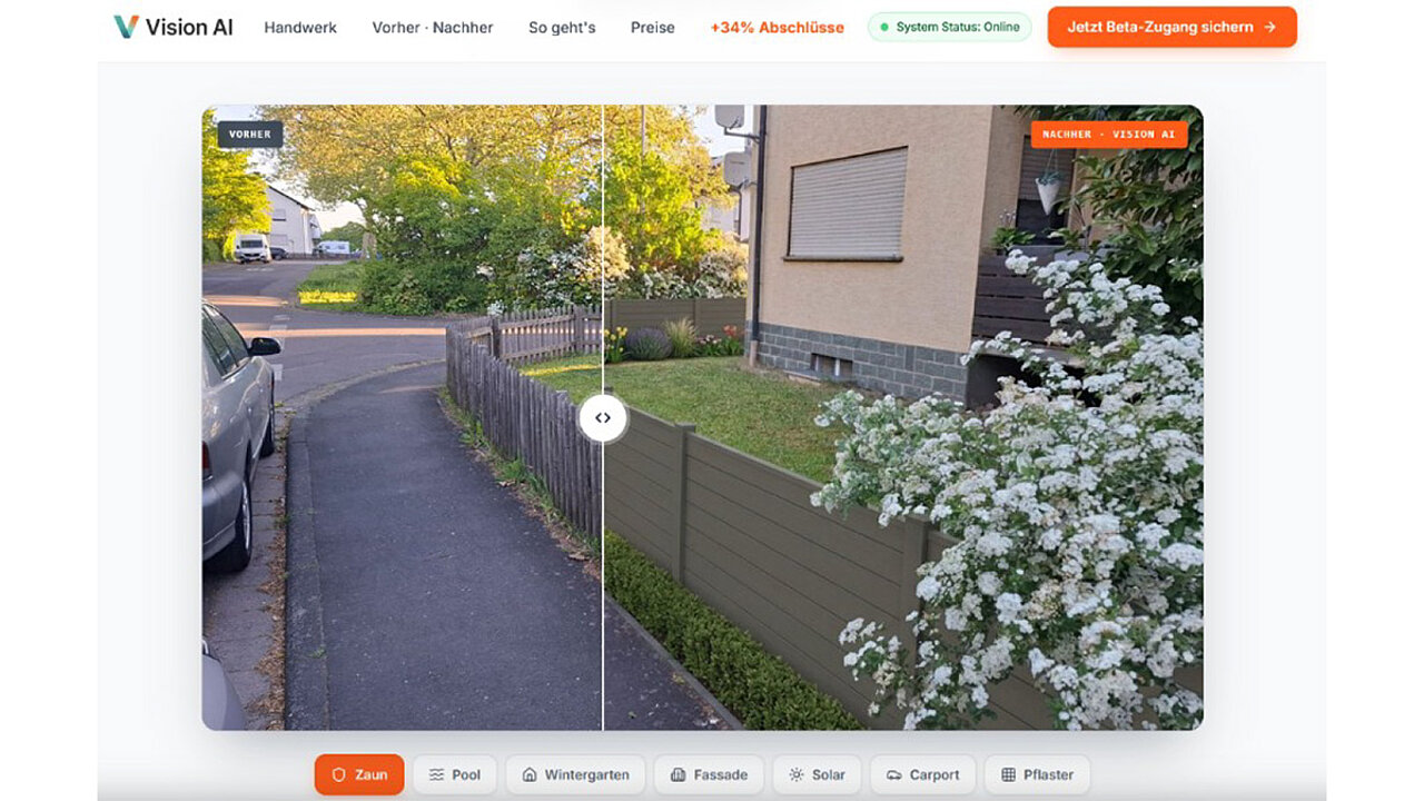Vision-AI - fotorealistische Zukunftsansichten