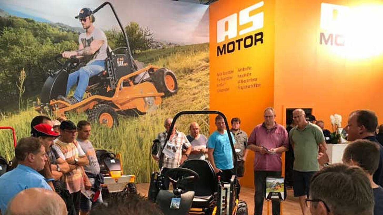 Außenfläche von AS-Motor