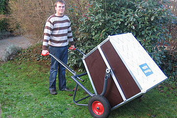 Transportroller mit Abfallkorb AFK 570