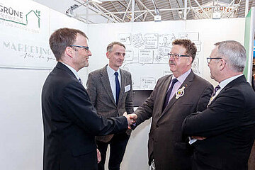 Stand des Grünen Medienhauses