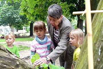 Kinder-Garten im Kindergarten
