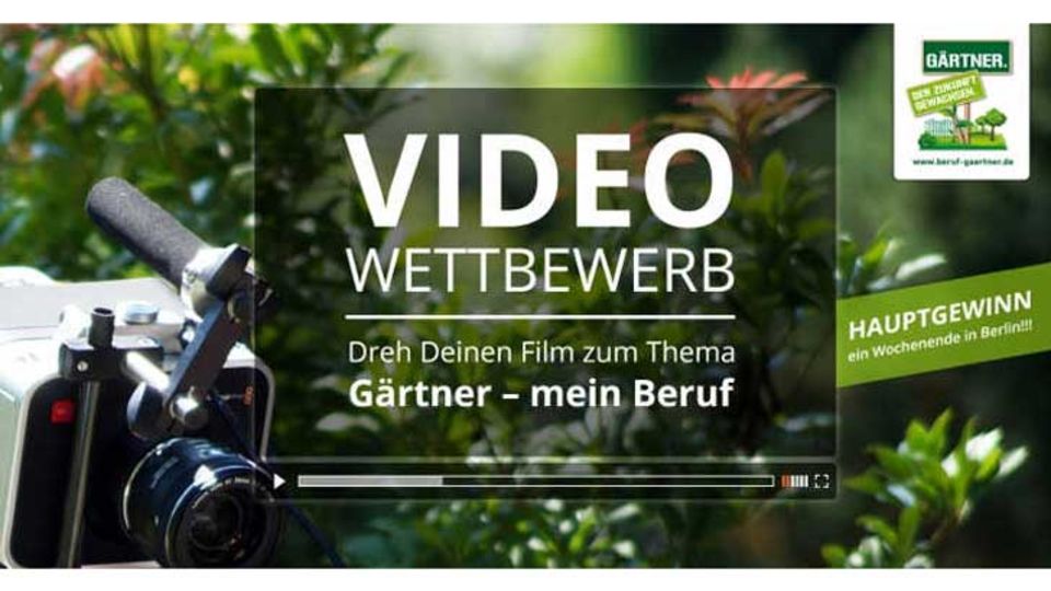 Beruf-Gärtner-Videowettbewerb