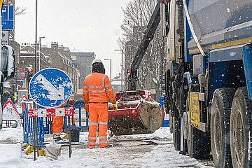 Winterbaustelle