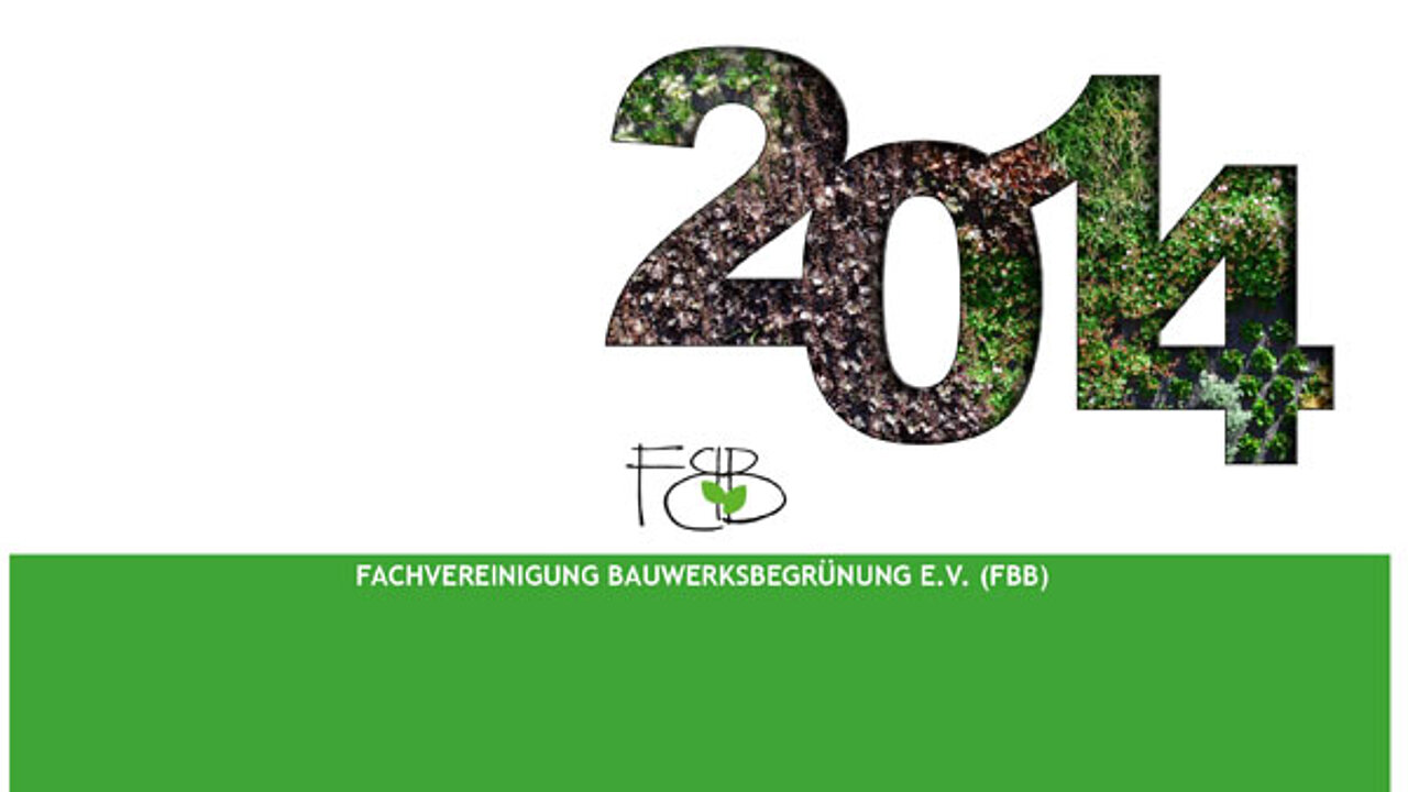 FBB-Jahrbuch Bauwerksbegrünung 2014