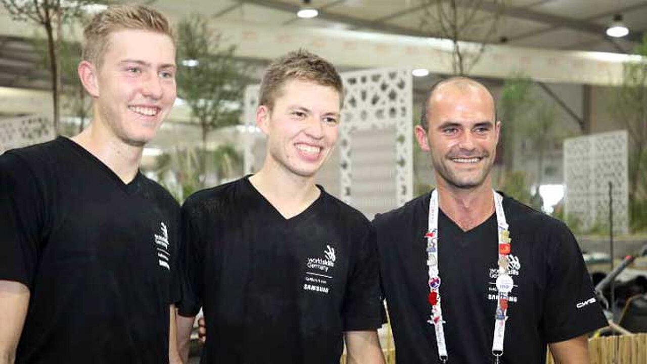 Vitus Pirschlinger, Michael Schmidt und Johannes Gaugel