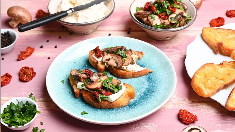 Champignon-Crostini