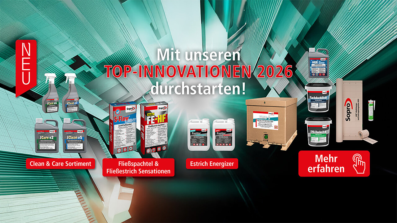 Sopro Bauchemie Innovationen 2026