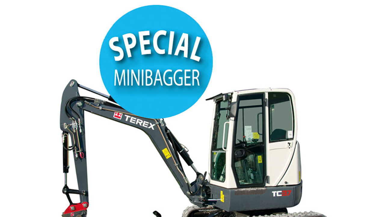 Modellübersicht Minibagger