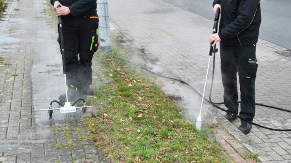 BioMant Sprühwagen und Lanze