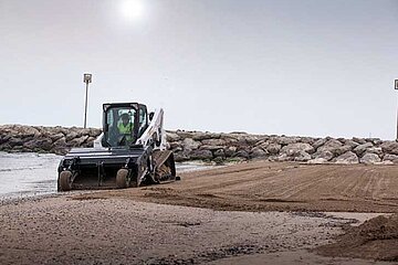 Bobcat-Sandreiniger