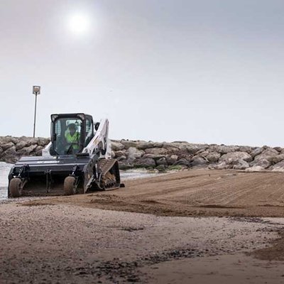 Bobcat-Sandreiniger