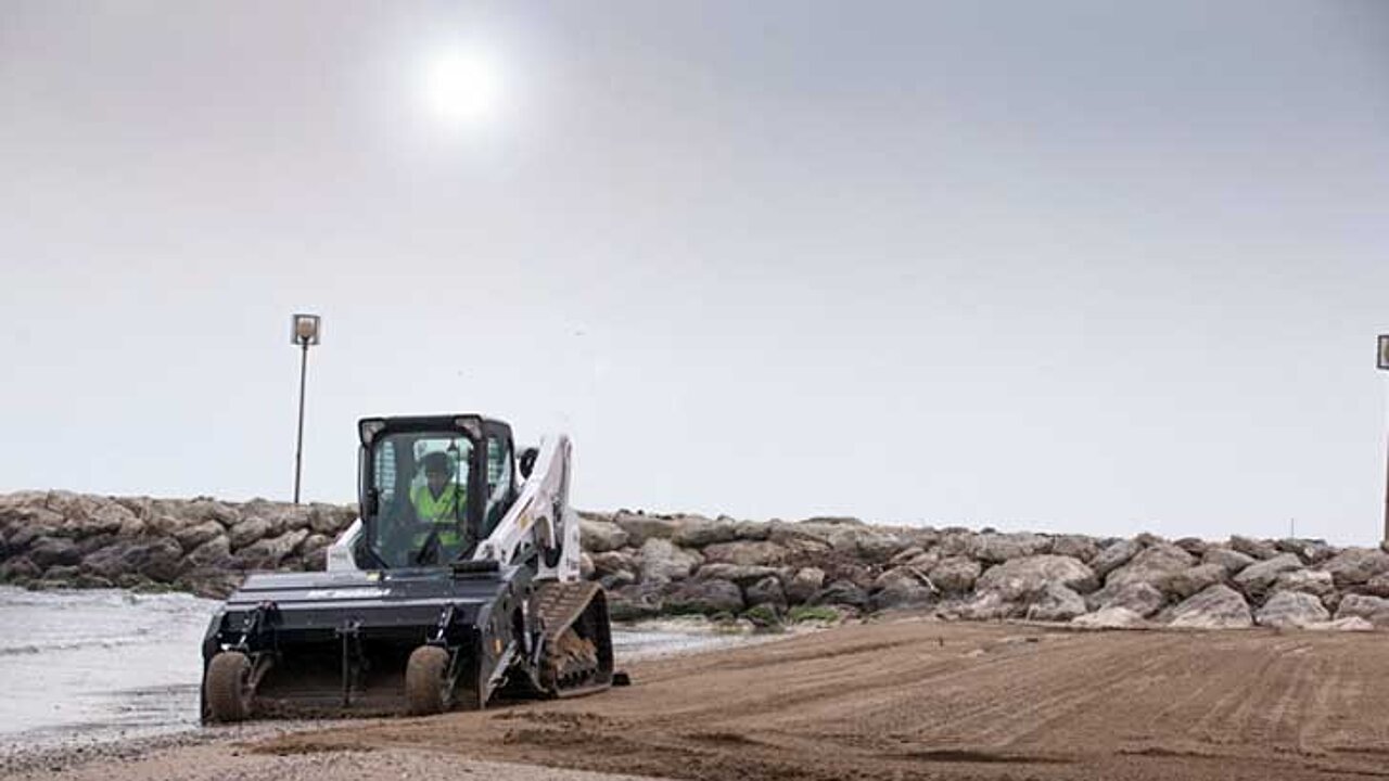 Bobcat-Sandreiniger