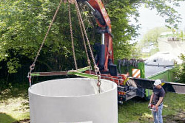 Regenspeicher aus Beton