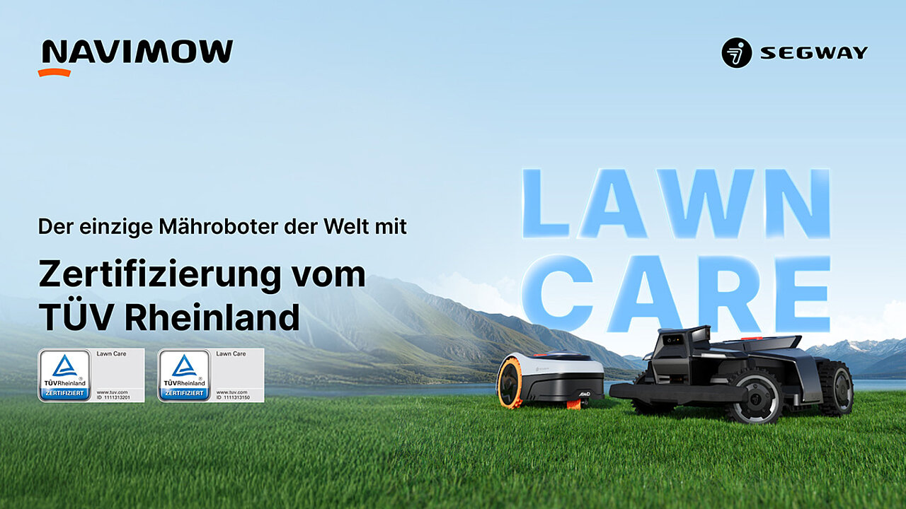 Mähroboter mit TÜV