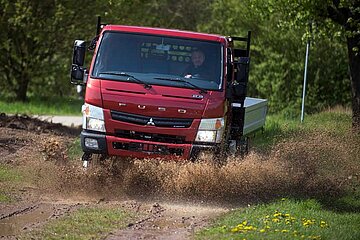 Fuso Canter mit Allradantrieb