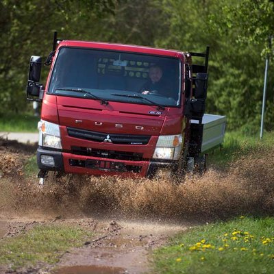 Fuso Canter mit Allradantrieb