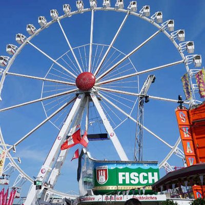 Riesenrad auf dem Hamburger Dom