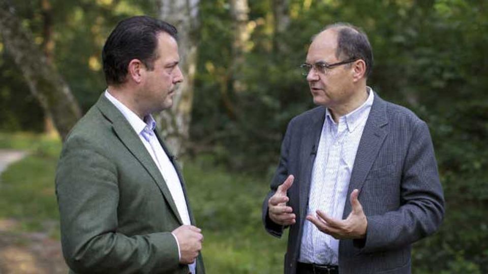 Philipp zu Guttenberg und Christian Schmidt