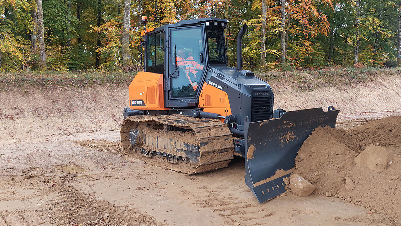 Dozer-Schild