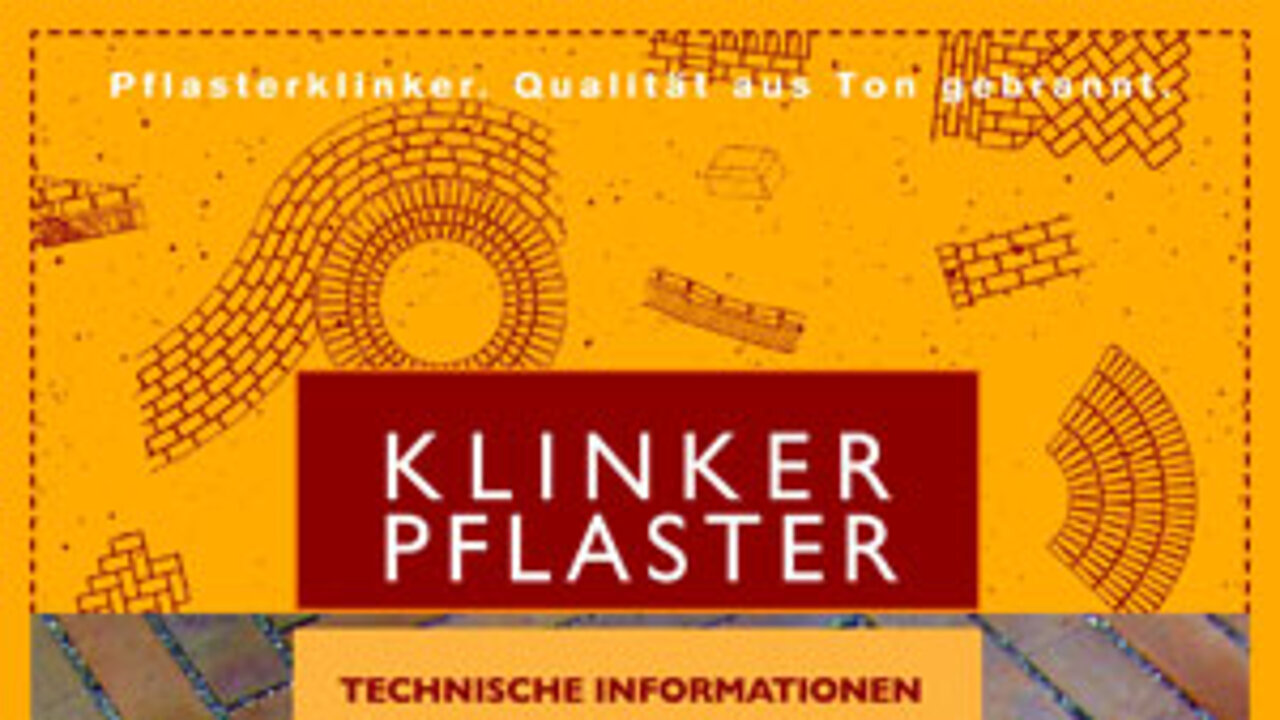 Technikbroschüre Klinkerpflaster