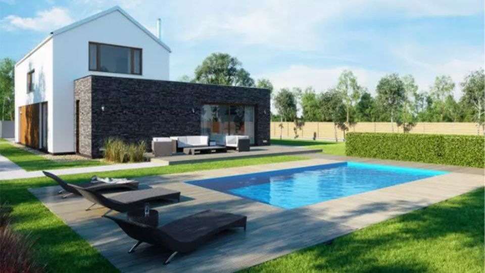 Pool im Garten