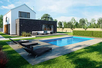 Pool im Garten
