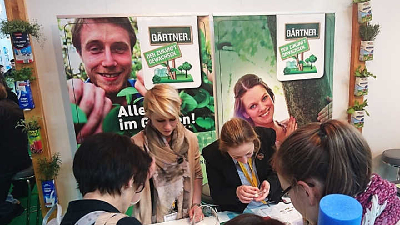 Gärtner auf der didacta