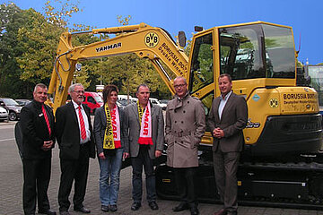 Bagger des BvB-Sponsors