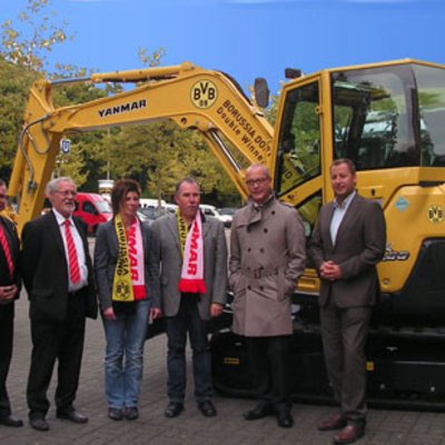 Bagger des BvB-Sponsors