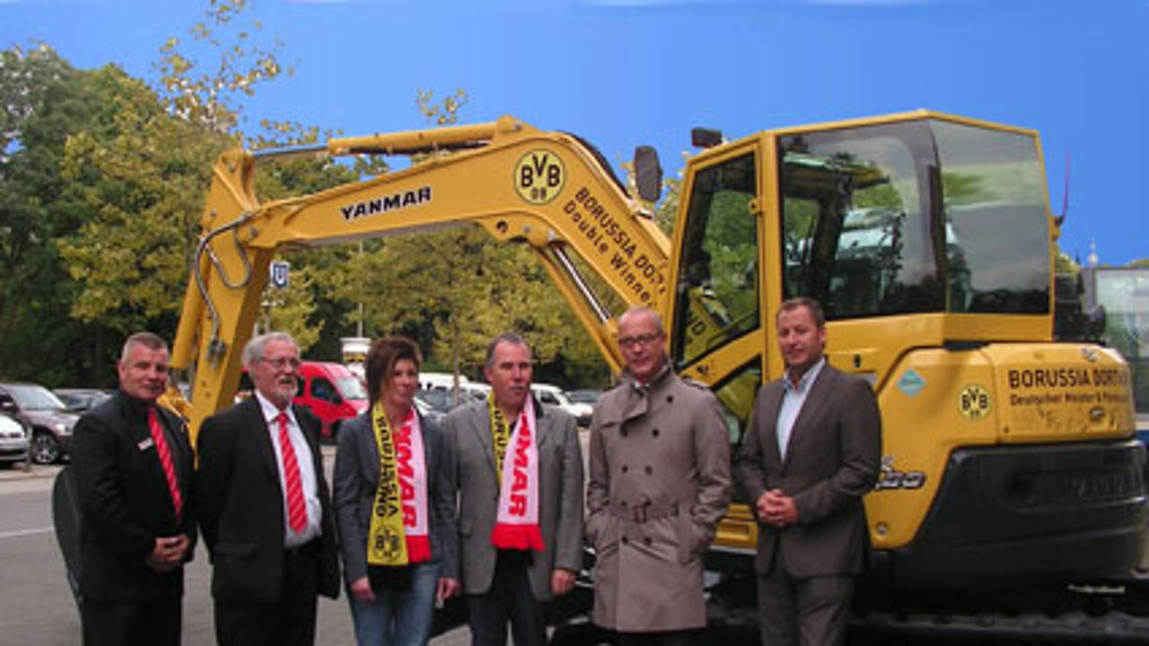 Bagger des BvB-Sponsors