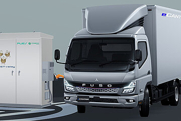 Batterieelektrischer leichter Lkw