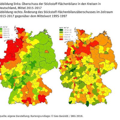 Stickstoff-Flächenbilanz