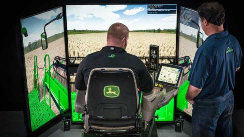 Mähdrescher-Simulator