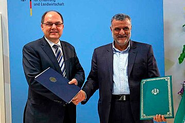 Christian Schmidt und Mahmoud Hojjati