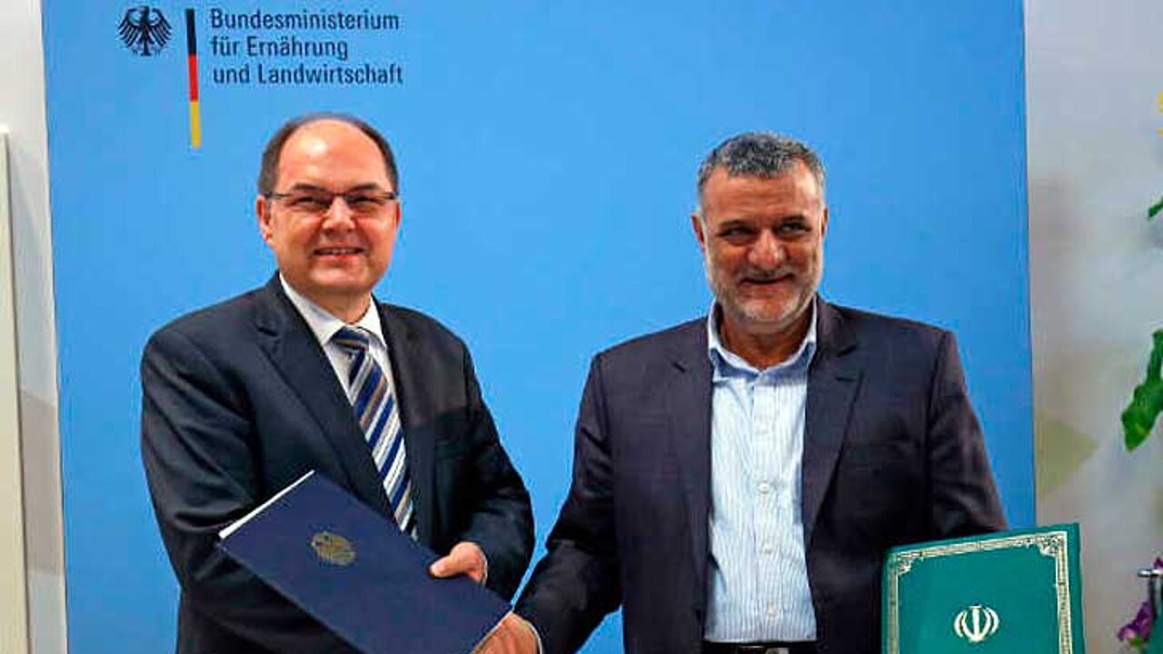 Christian Schmidt und Mahmoud Hojjati