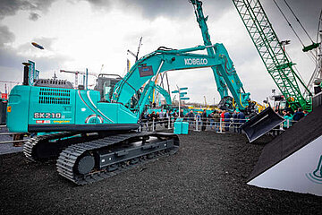 Kobelco auf der bauma
