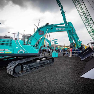 Kobelco auf der bauma