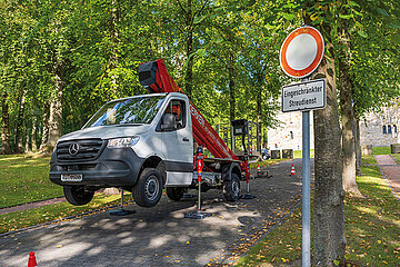 Aufstellneigung