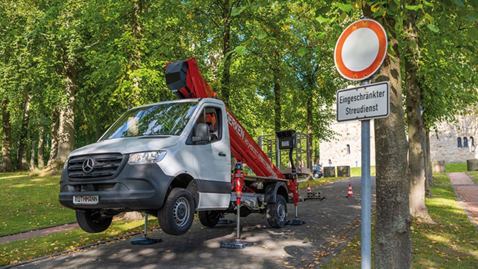 Aufstellneigung